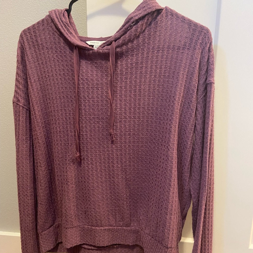 Waffle Knit Hoodie